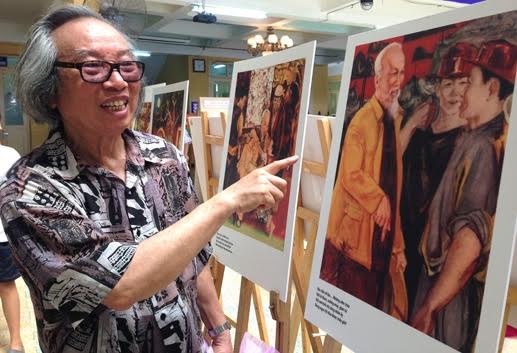 nguoi may man duoc gap va ve Bac Ho 1