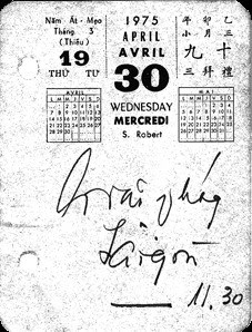 anh 16  to lich cua dai tuong Van Tien dung khi nghe tin GP SG