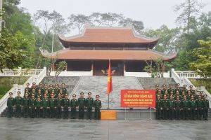 Đoàn đại biểu Binh chủng Pháo binh tổ chức  Lễ báo công tại Khu Di tích K9