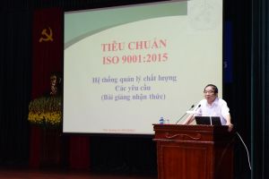 Tập huấn, đào tạo nhận thức về  Hệ thống quản lý chất lượng theo tiêu chuẩn TCVN ISO 9001:2015