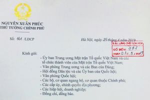Thủ tướng Chính phủ gửi thư ngỏ chung tay hành động chống rác thải nhựa