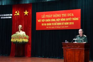 Bộ Tư lệnh Bảo vệ Lăng Chủ tịch Hồ Chí Minh  phát động phong trào thi đua “Viết tiếp chiến công, hiệp đồng quyết thắng” và ra quân tu bổ định kỳ năm 2019