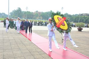 Đoàn đại biểu Thương binh nặng tiêu biểu toàn quốc năm 2019 vào Lăng viếng viếng Chủ tịch Hồ Chí Minh và tưởng niệm các Anh hùng liệt sỹ