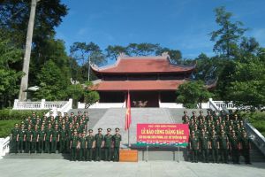 Học viện Biên phòng tổ chức Lễ báo công dâng Bác tại Khu Di tích K9