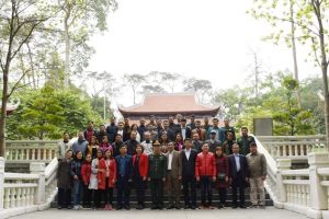 Phường Phú Đô dâng hương tưởng niệm Bác tại Khu Di tích K9