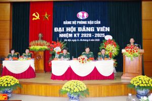 Phòng Hậu cần tổ chức Đại hội đảng viên nhiệm kỳ 2020 - 2025