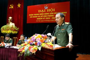 Chi đoàn cơ sở Văn phòng - Chính trị tổ chức thành công Đại hội  Đoàn Thanh niên Cộng sản Hồ Chí Minh nhiệm kỳ 2020 - 2022