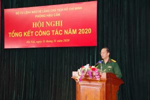 Phòng Hậu cần tổ chức Hội nghị tổng kết công tác năm 2020