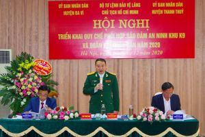 Hội nghị triển khai Quy chế phối hợp hoạt động bảo đảm an ninh Khu K9 và đoàn kết quân dân