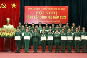 Bộ Tư lệnh Bảo vệ Lăng tổng kết công tác năm 2020 và triển khai nhiệm vụ năm 2021