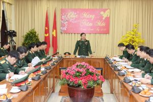 Đoàn công tác Bộ Tổng Tham mưu kiểm tra và chúc Tết tại Bộ Tư lệnh Bảo vệ Lăng Chủ tịch Hồ Chí Minh