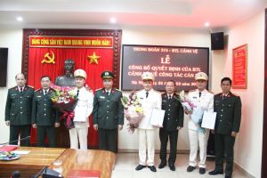Trung đoàn 375 tổ chức Lễ công bố Quyết định của Bộ Tư lệnh Cảnh vệ về công tác cán bộ