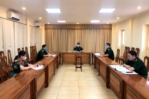 Bộ Tư lệnh Bảo vệ Lăng Chủ tịch Hồ Chí Minh tổ chức Hội nghị trực tuyến giao ban CTĐ, CTCT tháng 4 năm 2020