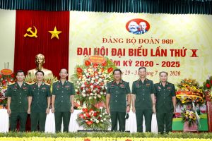 Khai mạc Đại hội đại biểu Đảng bộ Đoàn 969 lần thứ X nhiệm kỳ 2020 - 2025