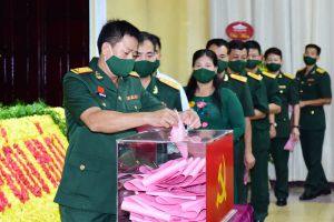 Ngày làm việc thứ 3 Đại hội đại biểu Đảng bộ Đoàn 969: Bầu Ban Chấp hành Đảng bộ nhiệm kỳ 2020 - 2025
