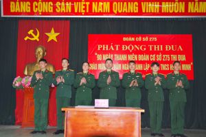 Đoàn cơ sở 275 tổ chức phát động thi đua cao điểm chào mừng 90 năm Ngày thành lập Đoàn Thanh niên Cộng sản Hồ Chí Minh