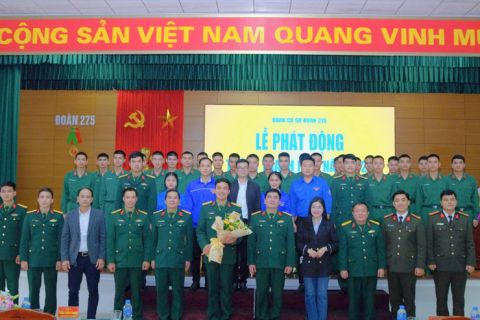 Lễ phát động Tháng Thanh niên năm 2025 tại Đoàn cơ sở 275