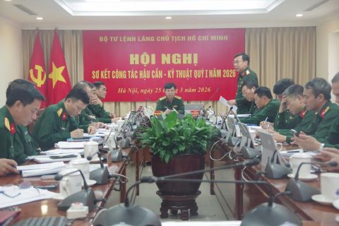 Hội nghị sơ kết công tác hậu cần, kỹ thuật quý I năm 2026