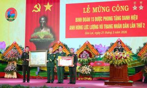 Thư cảm ơn của Bộ Tư lệnh Binh đoàn 15