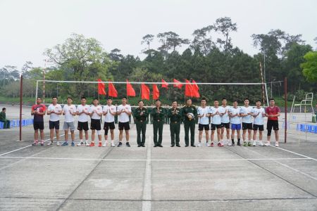 Đoàn 285 khai mạc hội thao Thể dục thể thao năm 2026