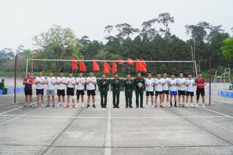 Đoàn 285 khai mạc hội thao Thể dục thể thao năm 2026