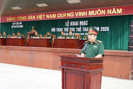 Bộ Tư lệnh Lăng Chủ tịch Hồ Chí Minh khai mạc Hội thao thể dục thể thao năm 2026