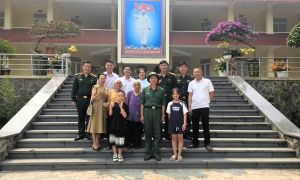 Đoàn 285 đón tiếp thân nhân chiến sĩ mới nhập ngũ năm 2026