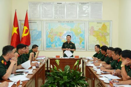 Bộ Tư lệnh Lăng Chủ tịch Hồ Chí Minh kiểm tra công tác đảng,  công tác chính trị 6 tháng đầu năm tại Đoàn 285