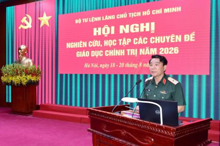 Hội nghị nghiên cứu, học tập các chuyên đề giáo dục chính trị năm 2026
