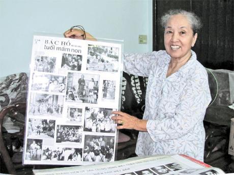 nguoi phu nu 37 nam suu tam tu lieu ve Bac Ho